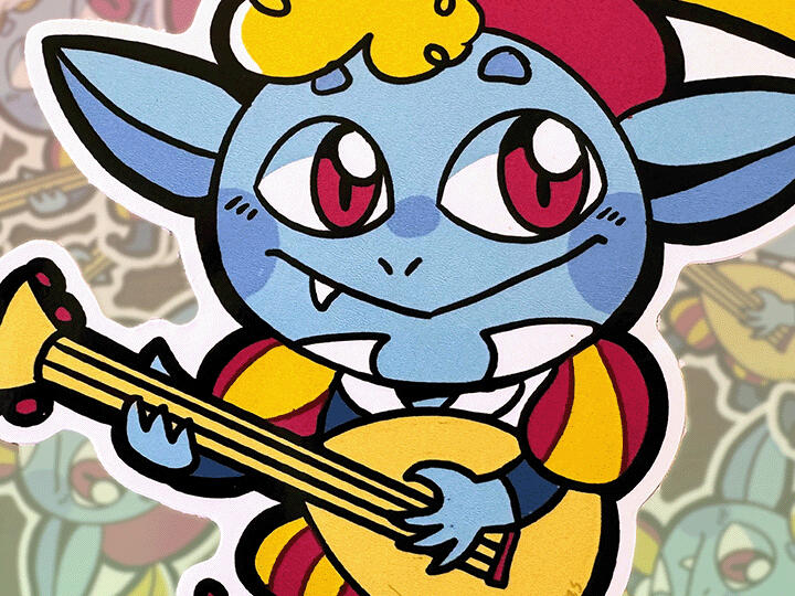 Pan Bard Sticker